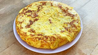 Tortilla espagnole  Recette traditionnelle [upl. by Herrah350]