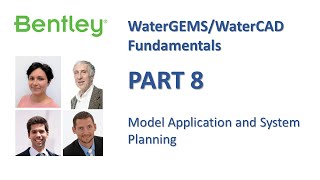 WaterGEMSWaterCAD Fundamentals Part 8 Model Applications and System Planning [upl. by Macgregor]