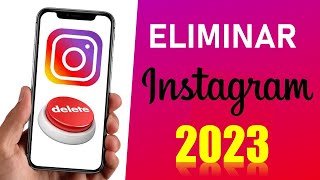 Como Eliminar INSTAGRAM para Siempre desde iPhone  2023 [upl. by Nilauqcaj739]