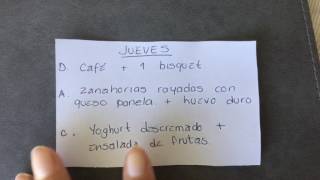 DIETA RÁPIDA Y EFECTIVA Pierde hasta 9 kg en 13 días [upl. by Alaekim]