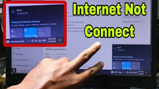 Laptop WiFi Ethernet Not Working Problem  Internet WiFi Not Supporting in Windows 1011Macnitesh [upl. by Novelia]