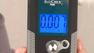 DOT approved breath alcohol testing with AlcoCheck® FC90 AT578 [upl. by Nannoc]