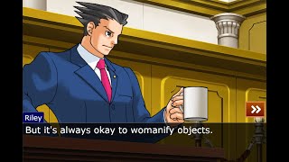 Hivemind  Womanifying Objects but its a Phoenix Wright Courtroom [upl. by Aelanna144]