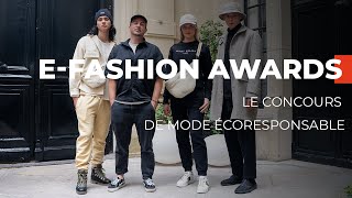 MODART International  EFashion Awards les coulisses du concours de mode écoresponsable [upl. by Htiek]