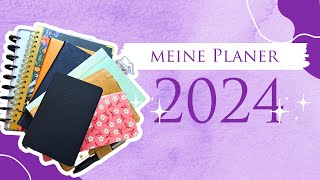 Meine Planeraufstellung für 2024  Happy Planner Fail und jede Menge Journals [upl. by Auqeenwahs563]