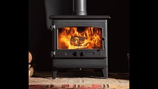 Dean Forge CROFT Slimline 5 5kw and Croft 8 8kw Wood Burning Stoves  Natural Heating Review [upl. by Procora]