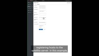 Registering RHEL Hosts  Satellite Shorts 04 [upl. by Suoivatra]