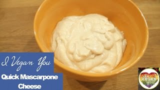 Quick Mascarpone Cheese [upl. by Enert]