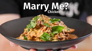 Marry Me Chicken  Creamy Garlic Sun Dried Tomato Chicken [upl. by Crary978]