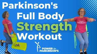 Parkinsons Strength Training Full Body Dumbbell Resistance Workout [upl. by Meeki]