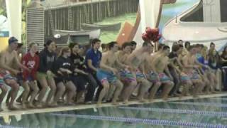 Seaside High School Swim Team Haka 13 Feb 2010 [upl. by Glassco]