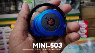 Mini 503 Bluetooth Wireless Headphones  Super Small Headphone [upl. by Akym734]