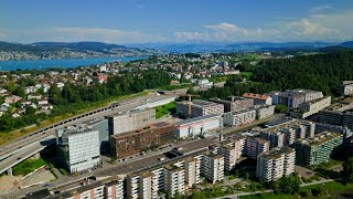 Greencity Manegghof Zürich ZH Die Bauarbeiten schreiten zügig voran [upl. by Bobina]