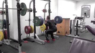 Goran Sirovina  BB Back Squat  180kg for 1 rep [upl. by Bellda]