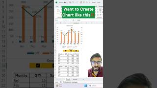 Dynamic Chart in Excel‼️ Use Amazing Trick excel exceltricks exceltips exceltutorial shorts [upl. by Tamaru]