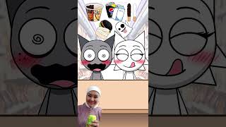 cartoon animation funny story mukbang sprunki candy [upl. by Chrisoula955]