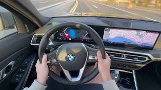 2023 BMW 330i POV ASMR Test Drive [upl. by Eatnoed]