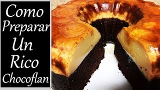 Rico Chocoflan Al Horno pastel imposible Listo Para Vender Compartir O Regalar  La Sazón [upl. by Orms]