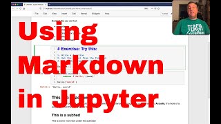 Using Markdown in Jupyter [upl. by Marris]