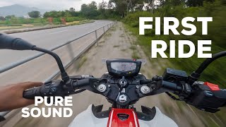 TVS Apache RTR 200 4v BS6 First Ride Review in Nepal  Pure Sound  Part 1  Bikerz Beast [upl. by Atiuqer]