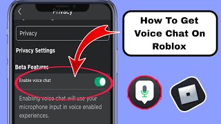 How To Get Voice Chat On Roblox 2024 Enable Voice Chat in Roblox [upl. by Tito709]