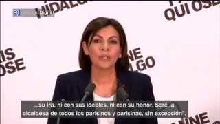 La española Anne Hidalgo primera alcaldesa de París [upl. by Pacheco585]