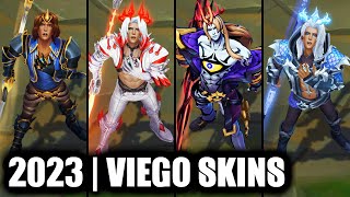 ALL VIEGO SKINS SPOTLIGHT 2023  League of Legends [upl. by Trilbee]