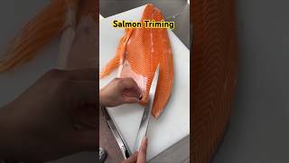 How to trim salmon fish shorts salmon [upl. by Ahsem]