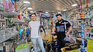 ₹55 का Hookah 😍 Hookah King  Wholesale Market of Shisha  ऐसी Variety कहीं नही देखी होगी  Cocoya [upl. by Ilatfen]