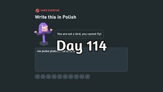 Learning Polish every day until Im fluent  Day 114 [upl. by Ylicic274]