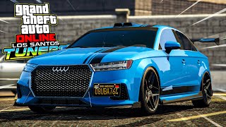 TUNANDO O NOVO CARRO OBEY TAILGATER S Audi RS3 GTA 5 Online DLC TUNERS [upl. by Lunsford]