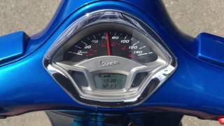 Vespa GTS 300 Acceleration 0100 kmh [upl. by Stacey]