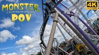 Monster POV Front Row Day 4K 60FPS Grona Lund BampM Inverted Coaster  NonCopyright [upl. by Jessi412]