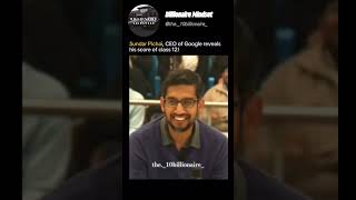 Sundar pichai’s score of class 12th motivation entreprenership entrepreneurlife inspiration [upl. by Ttenneb]