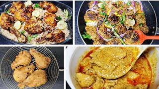 Chicken Recipes 4 unique for chicken lovers recipe chicken newrecipe pulao chickenhandi dawat [upl. by Chow623]