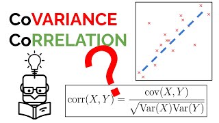 Covariance and Correlation Explained [upl. by Ardnaid]