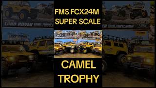 FMS FCX24M Camel Trophy edition Range Rover  discovery  defender 90 110 landrover fmsmodelRC [upl. by Alinoel]