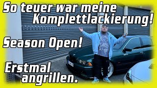 Was kostet eine Komplettlackierung  Season Open Autos waschen und angrillen ultraviolencegang [upl. by Tertias]