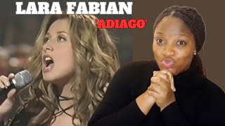 First Time Hearing LARA FABIAN  ADAGIO LIVE REACTION [upl. by Alberto298]