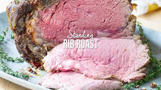 Standing Rib Roast Recipe Prime Rib Au Jus ⁠ [upl. by Ihcalam603]