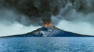 The monster has awakened Volcano Anak Krakatoa erupted in Indonesia [upl. by Odlareg]