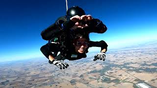 Ghina Sadek  Tandem Skydive at Skydive Indianapolis [upl. by Sanferd]