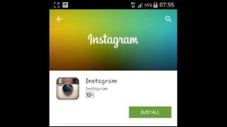 How To Install Instagram For Android [upl. by Ellehsar158]