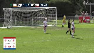 McDonalds Womens Super League Round 17 Match Highlights Riverside Olympic v Glenorchy Knights [upl. by Oned]