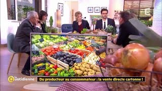 Du producteur au consommateur  la vente directe cartonne [upl. by Jacquenetta]