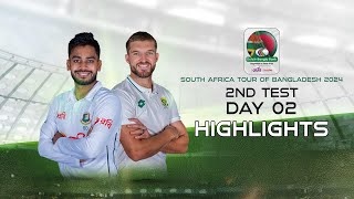 Bangladesh vs South Africa Highlights  2nd Test  Day 2  South Africa tour of Bangladesh 2024 [upl. by Mullac243]