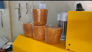 AUTOMATIC JAGGERY PACKING MACHINE  JAGGERY MAKING PROCESS  call 9552719681 [upl. by Titos27]