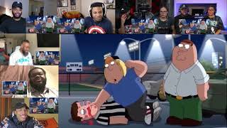 Family Guy Peter Beating up Everyone Reaction Mashup [upl. by Leachim78]