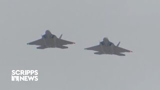 In support of Israel US deploys F22s to Middle East amid rising tensions [upl. by Reteid721]