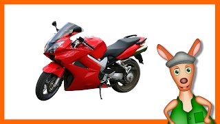 MOTORCYCLE   Bikes For Kids  Things That Go TV [upl. by Omura]